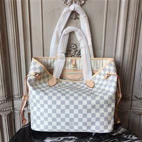 Replica LV Louis Vuitton Monogram Neverfull 32 MM Handbag N41361 Damier Bag White 6628 [LV1303] 18900 : Purse Valley,Designer Replica Handbags,Premium Replica Handbags at PurseValley