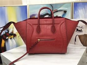 Replica Celine Luggage Phantom Tote Bag Croco Leather CT3372 Red [CT3372 20170912] 41900 : Purse Valley,Designer Replica Handbags,Premium Replica Handbags at PurseValley
