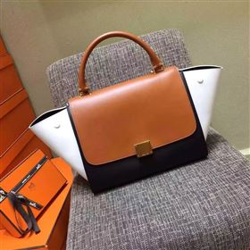 Replica Celine tri colors tan Trapeze white bag 4515 [celine48a] 50500 : Purse Valley,Designer Replica Handbags,Premium Replica Handbags at PurseValley