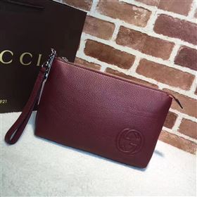 Replica Gucci large GG soho clutch wine zipper bag 6265 [GG18a] 18500 : Purse Valley,Designer Replica Handbags,Premium Replica Handbags at PurseValley