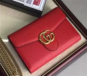 Replica Gucci GG Marmont Leather mini Chain Bag 401232 Red [401232 20161213] 14900 : Purse Valley,Designer Replica Handbags,Premium Replica Handbags at PurseValley