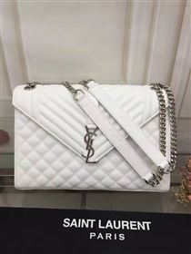 Replica YSL large white leather shoulder college bag 4793 [YSL92a] 22500 : Purse Valley,Designer Replica Handbags,Premium Replica Handbags at PurseValley