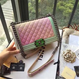 Replica Chanel A67086 caviar lambskin rainbow boy le bag 6137 [chanel547a] 34500 : Purse Valley,Designer Replica Handbags,Premium Replica Handbags at PurseValley