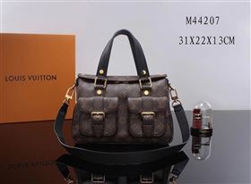 Replica LV Louis Vuitton Monogram Manhattan Handbag M44207 Bag Black [LV1091] 34900 : Purse Valley,Designer Replica Handbags,Premium Replica Handbags at PurseValley