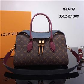 Replica LV Louis Vuitton M43439 Tuileries Handbag Monogram Leather Bag Navy [LV1182] 33900 : Purse Valley,Designer Replica Handbags,Premium Replica Handbags at PurseValley