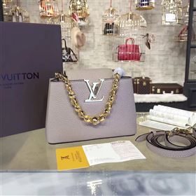 Replica Louis Vuitton LV Capucines Mini Chain Handbag Real Leather Shoulder Bag Khaki M42935 6988 [LV1663] 38900 : Purse Valley,Designer Replica Handbags,Premium Replica Handbags at PurseValle