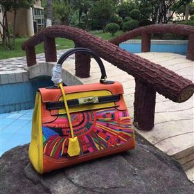 Replica Hermes tri color yellow Kelly bag 5122 [hermes146a] 26500 : Purse Valley,Designer Replica Handbags,Premium Replica Handbags at PurseValley