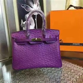 Replica Hermes ostrich purple Birkin bag 5145 [hermes176a] 29500 : Purse Valley,Designer Replica Handbags,Premium Replica Handbags at PurseValley
