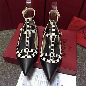 Replica Valentino sandals flats stud black cream v shoes 4019 [shoes99a] 11000 : Purse Valley,Designer Replica Handbags,Premium Replica Handbags at PurseValley