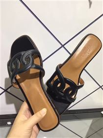 Replica Hermes slipper black sandals shoes 4101 [shoes181a] 10500 : Purse Valley,Designer Replica Handbags,Premium Replica Handbags at PurseValley