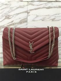 Replica YSL X large wine shoulder monogram bag 4736 [YSL34a] 26000 : Purse Valley,Designer Replica Handbags,Premium Replica Handbags at PurseValley