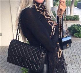 Replica Chanel A1113 lambskin large classic flap handbag black bag 5815 [chanel225a] 36000 : Purse Valley,Designer Replica Handbags,Premium Replica Handbags at PurseValley