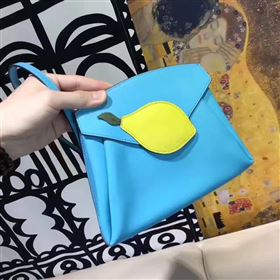 Replica Hermes new small blue shoulder yellow bag 5140 [hermes164a] 38000 : Purse Valley,Designer Replica Handbags,Premium Replica Handbags at PurseValley