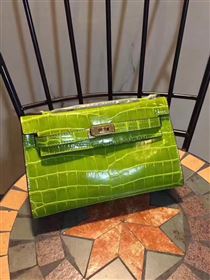 Replica Hermes mini 22cm crocodile green Kelly bag 5226 [hermes305a] 25000 : Purse Valley,Designer Replica Handbags,Premium Replica Handbags at PurseValley