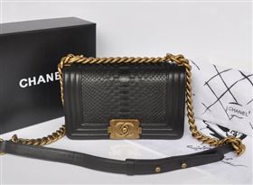 Replica Chanel A66094 python leather small le boy handbag black bag 5745 [chanel154a] 36000 : Purse Valley,Designer Replica Handbags,Premium Replica Handbags at PurseValley