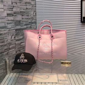 Replica Chanel Large Canvas Tote Shopping Bag CNA1679 Light Pink [CNA1679 20170914] 20900 : Purse Valley,Designer Replica Handbags,Premium Replica Handbags at PurseValley