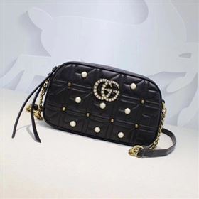 Replica Gucci GG Marmont Small Shoulder Bag 447632 Black [447632 20180101] 27900 : Purse Valley,Designer Replica Handbags,Premium Replica Handbags at PurseValley