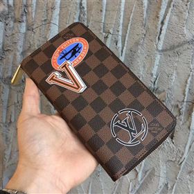 Replica LV Men Louis Vuitton Zippy Wallet Purse Damier Handbag Bag N60015 Brown 6882 [LV1557] 14900 : Purse Valley,Designer Replica Handbags,Premium Replica Handbags at PurseValley