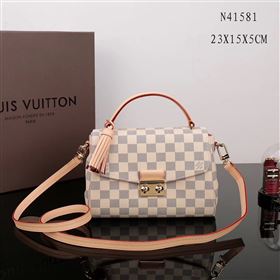 Replica LV Louis Vuitton Croisette Bag N41581 Damier Handbag White [LV1035] 33900 : Purse Valley,Designer Replica Handbags,Premium Replica Handbags at PurseValley