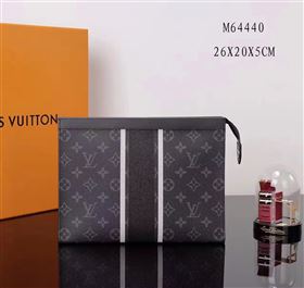 Replica Men LV Louis Vuitton M64440 Pochette Voyage Clutch Bag Monogram Handbag Black [LV1195] 17900 : Purse Valley,Designer Replica Handbags,Premium Replica Handbags at PurseValley