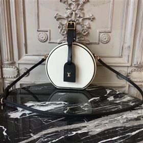 Replica replica Louis Vuitton LV Petite Boite Chapeau Handbag Real Leather Shoulder Bag M43514 White [LV1740] 39900 : Purse Valley,Designer Replica Handbags,Premium Replica Handbags at PurseVa