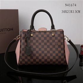 Replica LV Louis Vuitton N41674 Brittany Handbag Damier Bag Pink [LV1165] 35900 : Purse Valley,Designer Replica Handbags,Premium Replica Handbags at PurseValley