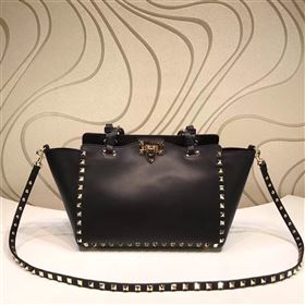 Replica Valentino medium shoulder tote black bag 5002 [VALENTINO129a] 34500 : Purse Valley,Designer Replica Handbags,Premium Replica Handbags at PurseValley