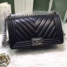 Replica Chanel A67086 lambskin V le boy handbag black bag 5966 [chanel376a] 31000 : Purse Valley,Designer Replica Handbags,Premium Replica Handbags at PurseValley
