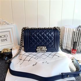 Replica Chanel 67085 leather small le boy handbag blue bag 5636 [chanel24a] 18500 : Purse Valley,Designer Replica Handbags,Premium Replica Handbags at PurseValley