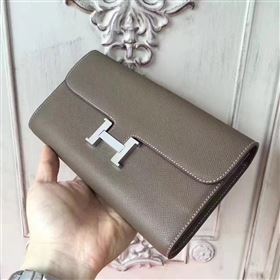 Replica Hermes large Constance top leather wallet gray bag 5025 [hermes22a] 26500 : Purse Valley,Designer Replica Handbags,Premium Replica Handbags at PurseValley