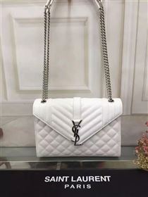 Replica YSL small white shoulder shoulder college bag 4791 [YSL90a] 21000 : Purse Valley,Designer Replica Handbags,Premium Replica Handbags at PurseValley