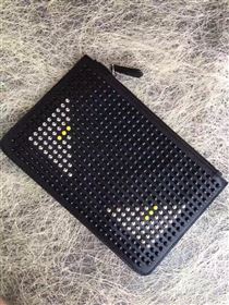 Replica Fendi black clutch zipper bag 5579 [fendi135a] 21500 : Purse Valley,Designer Replica Handbags,Premium Replica Handbags at PurseValley