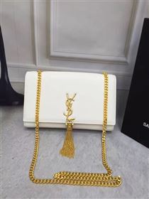 Replica YSL leather white chain clutch Tassel bag 4833 [YSL132a] 21000 : Purse Valley,Designer Replica Handbags,Premium Replica Handbags at PurseValley