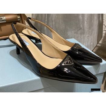 Replica Prada Heel 6cm Leather Triangle Logo Slingbacks Patent Black 2021 modeng 20122809 [78390 eb] 10000 : Purse Valley,Designer Replica Handbags,Premium Replica Handbags at PurseValley