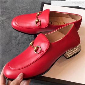 Replica Gucci Horsebit Leather Loafer with Crystals Heel 523097 Red 2019 EM 9081545 [fab 61555 190817] 11600 : Purse Valley,Designer Replica Handbags,Premium Replica Handbags at PurseValley