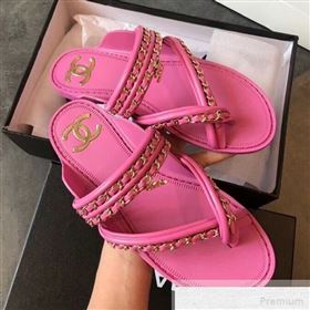 Replica Chanel Flat Chain Leather Thong Sandals Pink 2019 EM 9051531 [fab 56483 190518] 14000 : Purse Valley,Designer Replica Handbags,Premium Replica Handbags at PurseValley