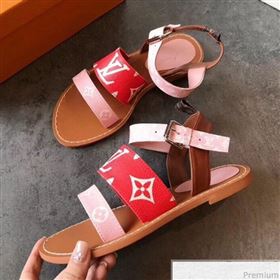 Replica Louis Vuitton Formentera Flat Sandal 1A57ZI PinkRed 2019 EM 9040438 [fab 54393 190417] 11300 : Purse Valley,Designer Replica Handbags,Premium Replica Handbags at PurseValley