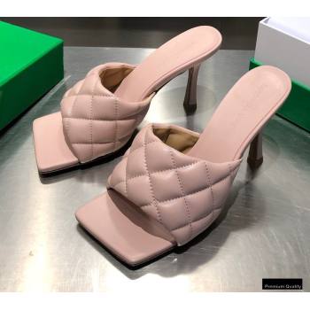 Replica Bottega Veneta Heel 8cm Square Sole Quilted Padded Mules Sandals Nude Pink 2021 modeng 21010428 [78702 eb] 10000 : Purse Valley,Designer Replica Handbags,Premium Replica Handbags at Pu