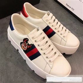 Replica Gucci Ace White Calfskin Dog Embroidered Platform Sneaker 577573 2019 EM 9061214 [fab 57931 190615] 10500 : Purse Valley,Designer Replica Handbags,Premium Replica Handbags at PurseVall