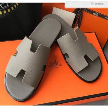 Replica Hermes Izmir Sandal For Men in Epsom Calfskin Grey 01 2020 Handmade MD 20062267 [fab 72409 200630] 17400 : Purse Valley,Designer Replica Handbags,Premium Replica Handbags at PurseValle