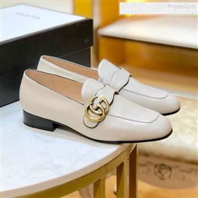 Replica Gucci Leather Double G Loafer 602496 White 2020 SY 0010601 [fab 67379 200111] 14200 : Purse Valley,Designer Replica Handbags,Premium Replica Handbags at PurseValley