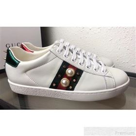 Replica Gucci Ace Studded Leather Sneaker with Pearls 431887 2019 ANQI 9042466 [fab 55574 190428] 10300 : Purse Valley,Designer Replica Handbags,Premium Replica Handbags at PurseValley