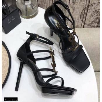 Replica Saint Laurent Cassandra Platform Sandals Black with Gold Monogram YSL Logo Heel 11cm modeng 20122938 [78505 eb] 9800 : Purse Valley,Designer Replica Handbags,Premium Replica Handbags a