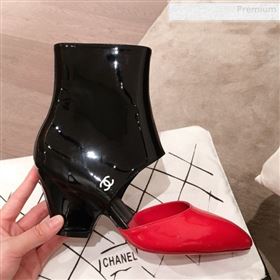 Replica Chanel Patent Calfskin Mary Jane Open Ankle Short Boots G35431 RedBlack 2020 KL 0010607 [fab 67385 200111] 15100 : Purse Valley,Designer Replica Handbags,Premium Replica Handbags at Pu