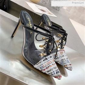 Replica Chanel Tweed Transparent Lace up High Heel Mules Multicolor 2019 MD 0011628 [fab 67778 200216] 9200 : Purse Valley,Designer Replica Handbags,Premium Replica Handbags at PurseValley