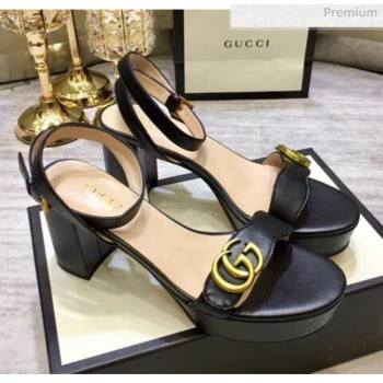Replica Gucci Leather Platform Sandal with Double G 573022 Black 2020 KL 20050603 [fab 70611 200509] 11600 : Purse Valley,Designer Replica Handbags,Premium Replica Handbags at PurseValley