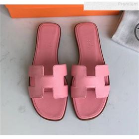 Replica Hermes Epsom Leather Oran H Flat Slipper Sandals Pink MD 9080626 [fab 60838 190813] 14000 : Purse Valley,Designer Replica Handbags,Premium Replica Handbags at PurseValley
