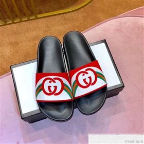 Replica Gucci Flat Rainbow GG Rubber Slide Sandal BlackRedWhite 2019 For Women and Men SIYA 9031944 [fab 53703 190417] 6000 : Purse Valley,Designer Replica Handbags,Premium Replica Handbags at