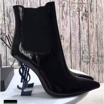 Replica Saint Laurent Opyum Ankle Boots Patent Black with Blue Interlocking YSL Logo Heel 11cm modeng 20122903 [78469 eb] 12500 : Purse Valley,Designer Replica Handbags,Premium Replica Handbag