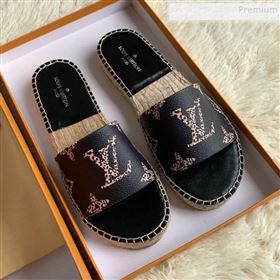 Replica Louis Vuitton Monogram Animal Print Flat Espadrilles Slide Sandals Black 2019 For Women and Men HB 9122001 [fab 66771 191221] 7500 : Purse Valley,Designer Replica Handbags,Premium Repl